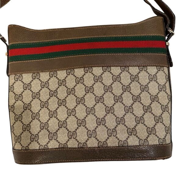 Gucci Secchiello Monogramma GG Vintage horsebit Ophidia Shoulder bag - Picture 7 of 12